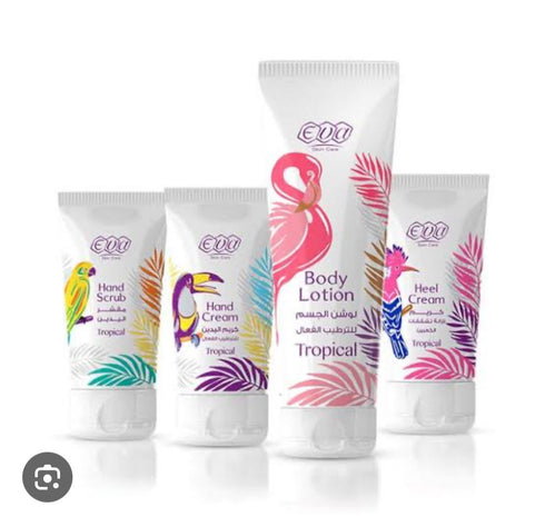ايفا سكين كير لوشن الجسم للترطيب الفعال للبشرة الجافة تروبيكال 240 مل - Eva