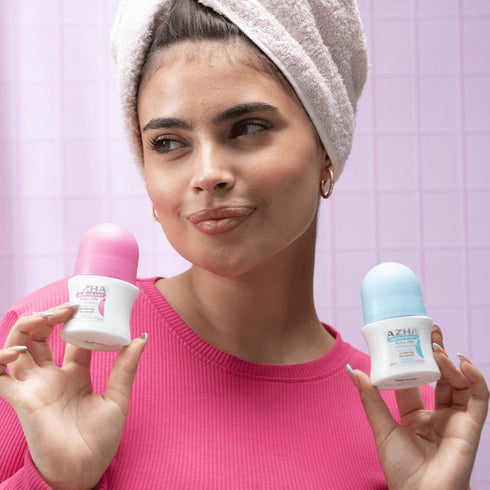 Azha Pink Roll-On Deodorant 60 ml