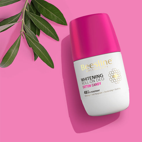 Beesline deodorant to lighten the skin, cotton softness, offer (1+1) 50 ml - Beesline