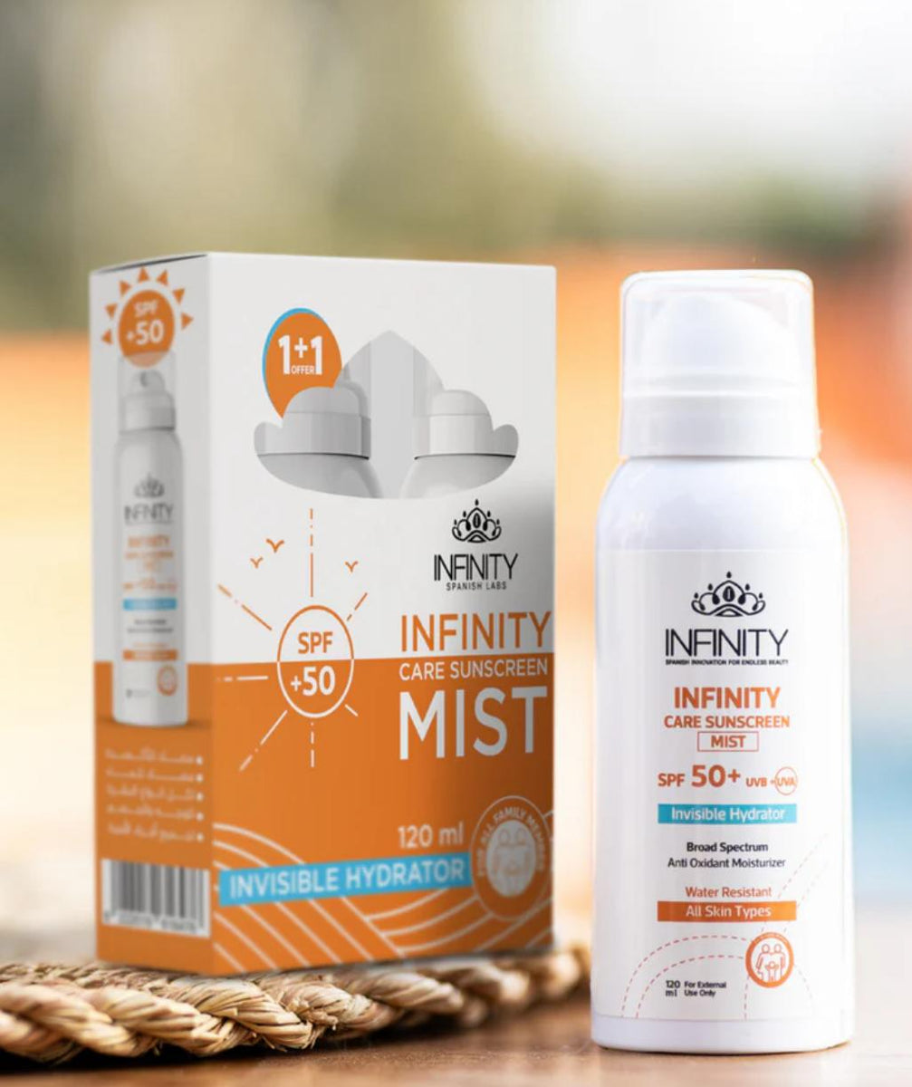 Infinity Mist Sunscreen Lotion (SPF 50) 120 ml (1+1) - Infinity – Nefro ...