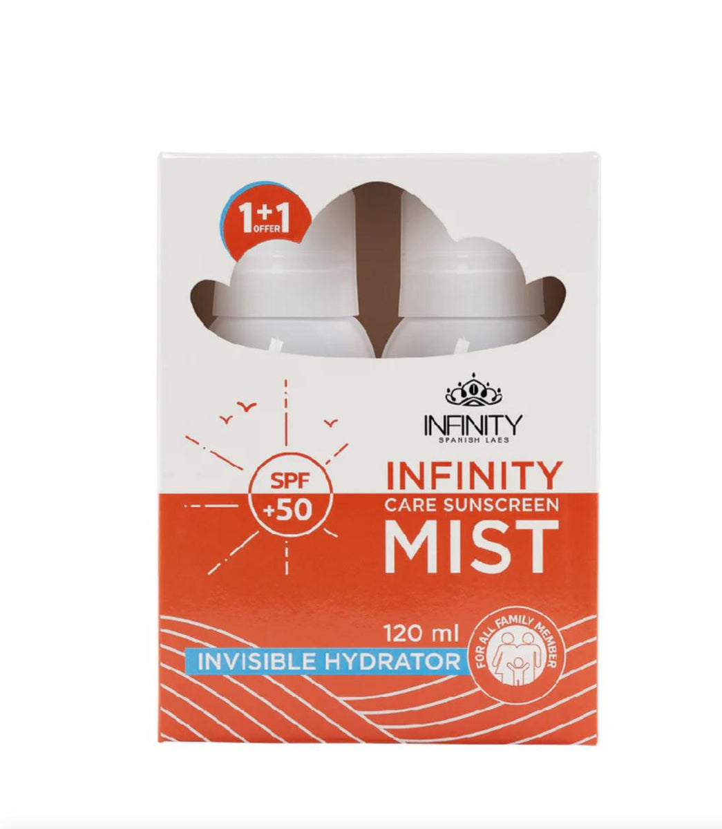 Infinity Mist Sunscreen Lotion (SPF 50) 120 ml (1+1) - Infinity – Nefro ...